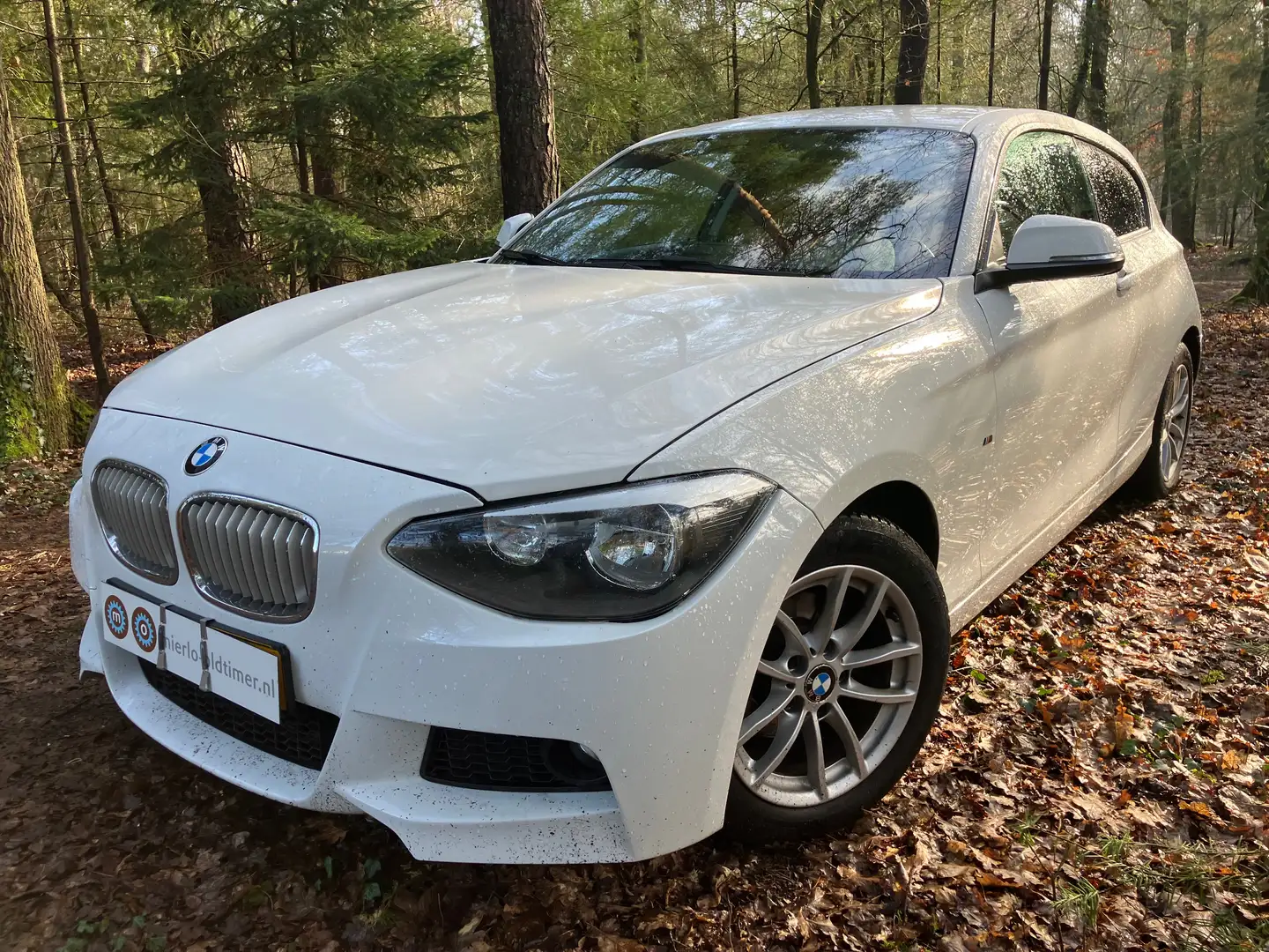 BMW 114 EDE (F21) M Sport 196pk 284Nm rood leer Wit - 2