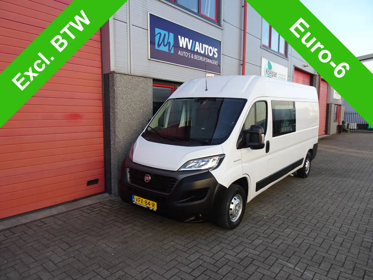 Fiat Ducato 33 2.3 MultiJet L3H2 maxi dubbelcabine Wit - 1