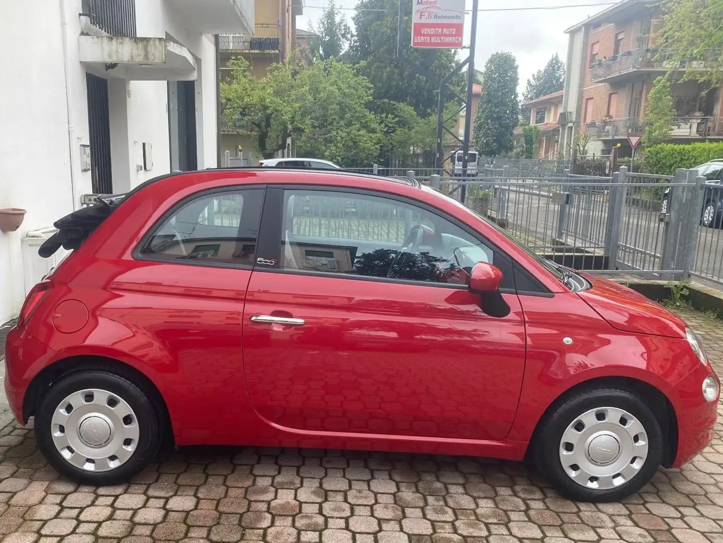 Fiat 500C 2021 1.0 70cv Benzina/hybrid Pop Rosso - 2