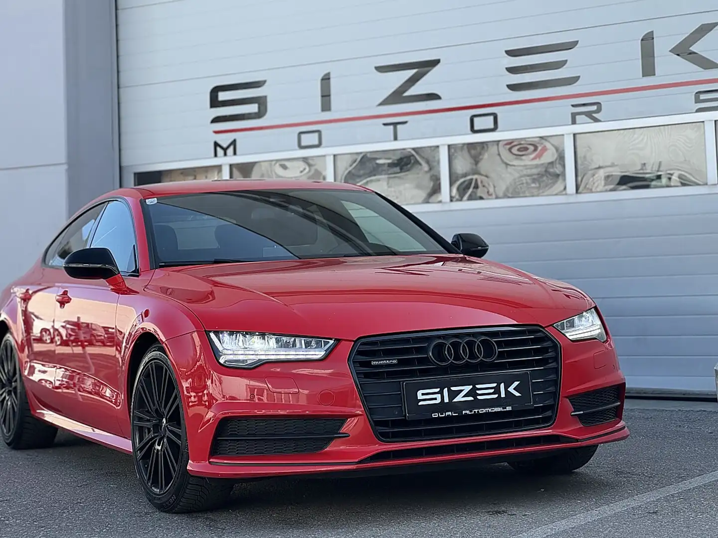 Audi A7 Sportback 3,0 TDI quattro Competition Aut.|S-LI... Rot - 2