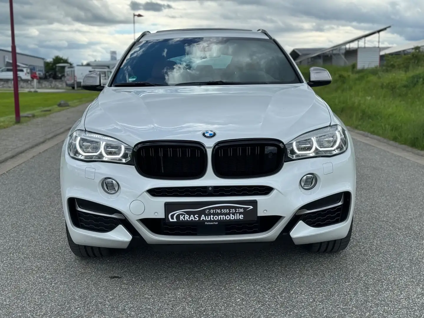 BMW X6 Baureihe X6 M50 d+Vollausstattung+Pano+Cam+ Weiß - 2