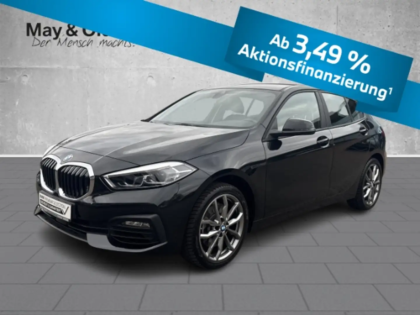 BMW 120 i Aut. Advantage +LED+Navi+Lenkradhzg+DAB+ Noir - 1