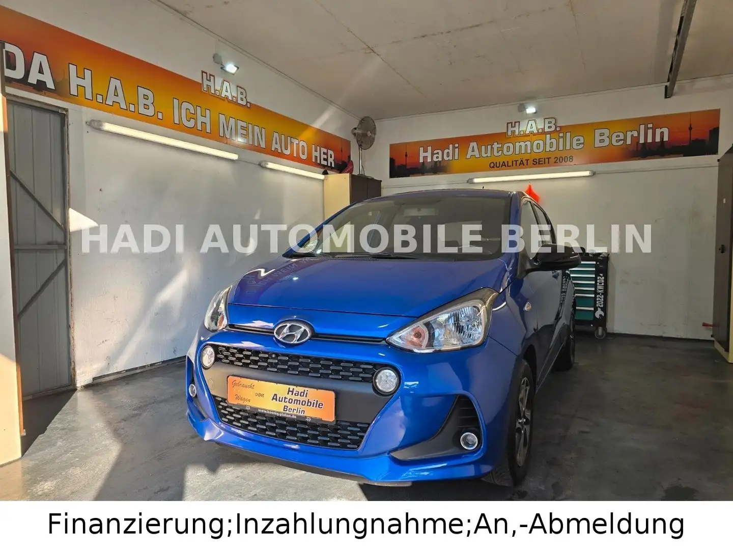 Hyundai i10 Passion/Automatik/2.Hand/1 J. Garantie Blau - 1