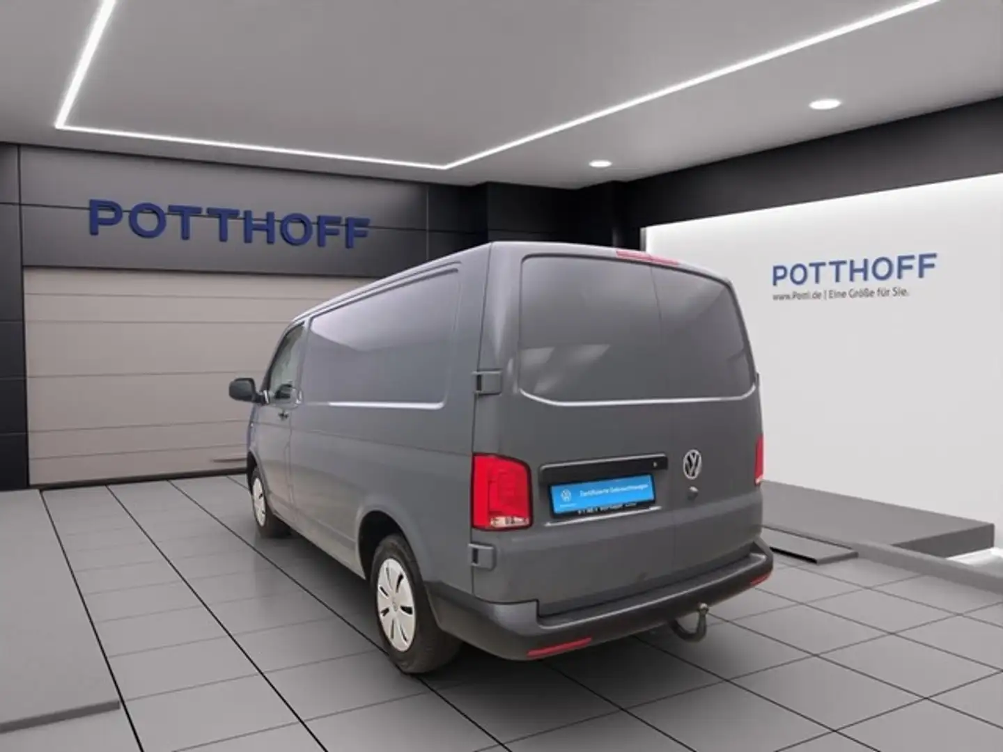 Volkswagen T6.1 Transporter Kasten 2.0 TDI ECO PROFI NAVI AHK KLIMA Grau - 2