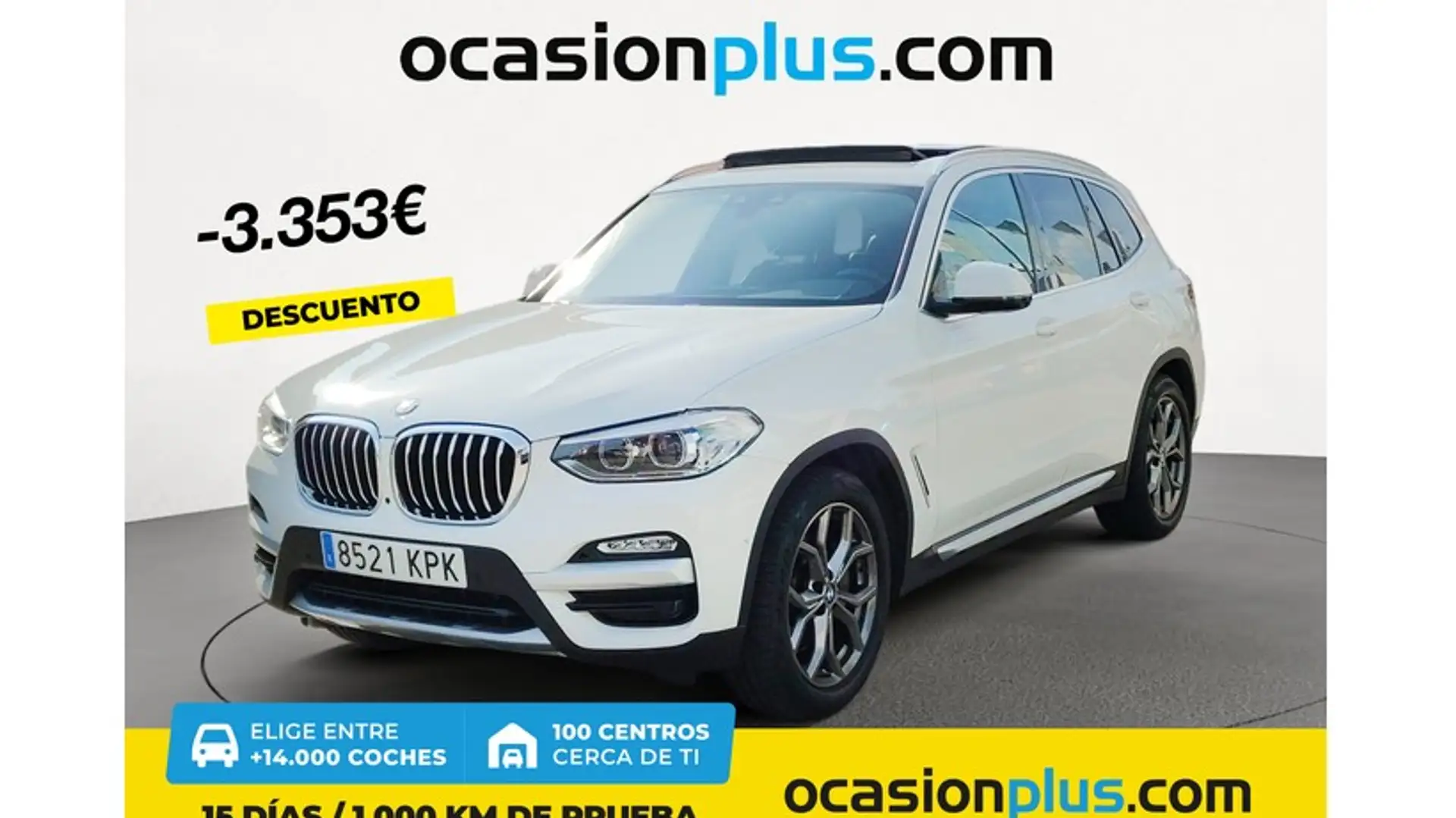 BMW X3 xDrive 25dA Blanc - 1