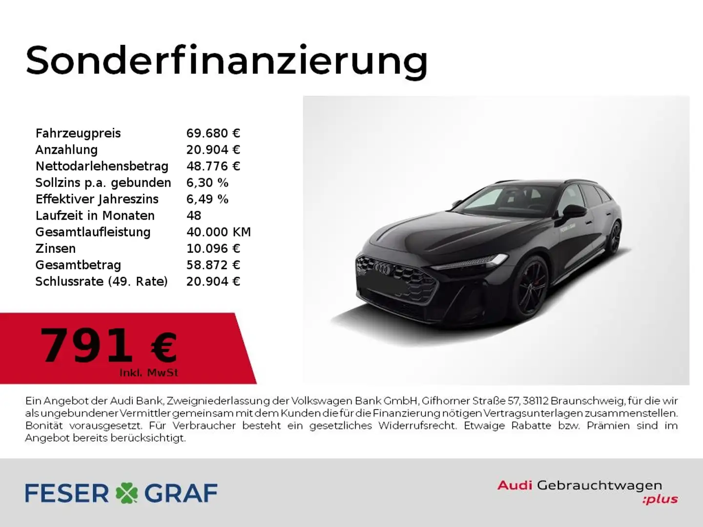 Audi A5 Avant e-hybrid 270KW S Line Int Pano,Leder,HUD,Mat Schwarz - 1