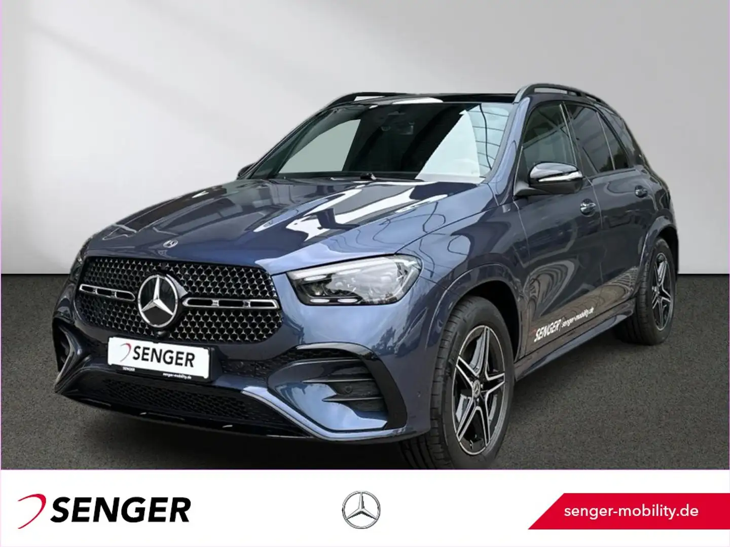 Mercedes-Benz GLE 450 d 4M AMG Line Panorama Airmatic 7-Sitze Blau - 1