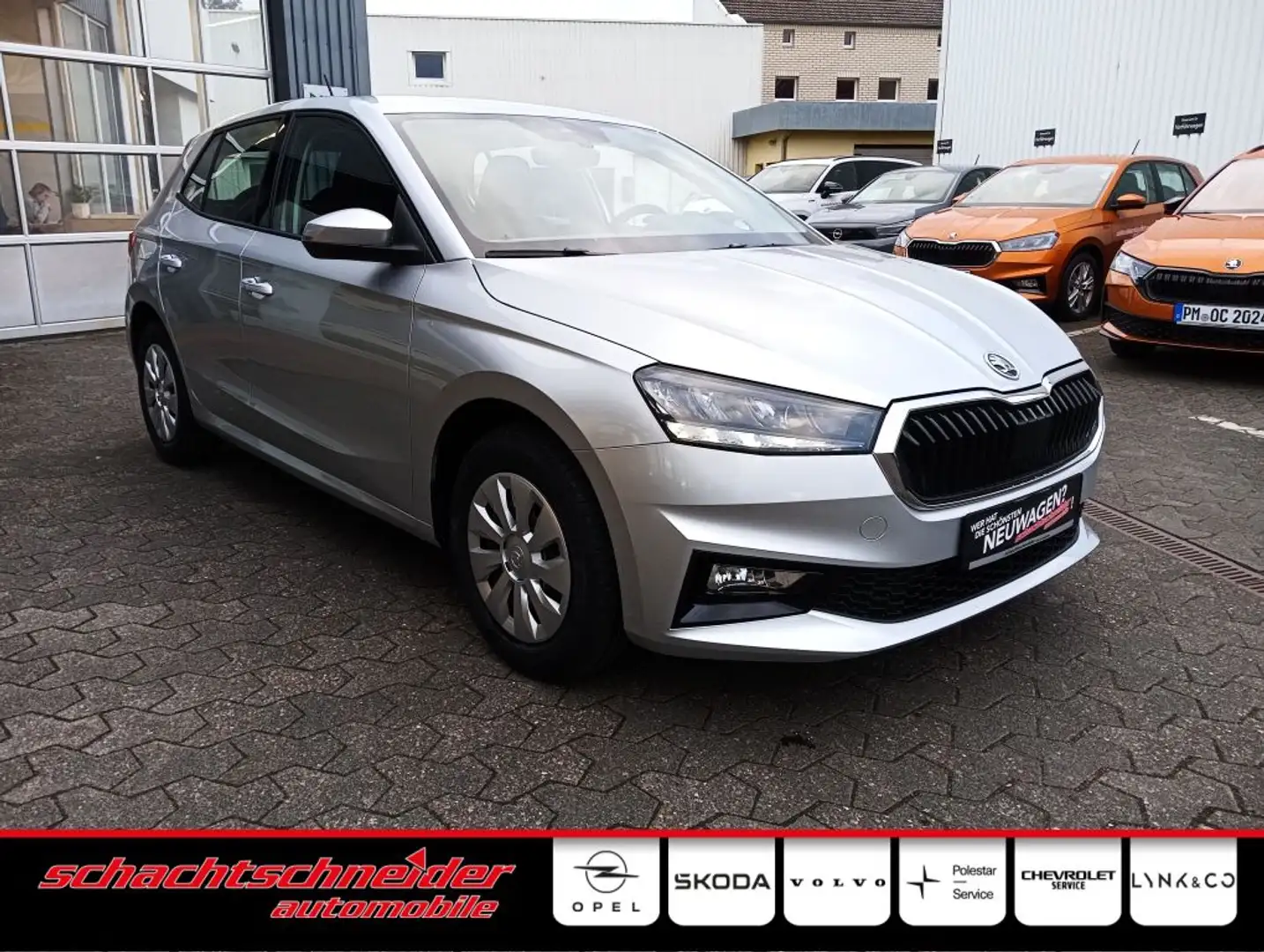 Skoda Fabia 1.0 TSI DSG Selection+Klima+PDC+SmartLink Silber - 1