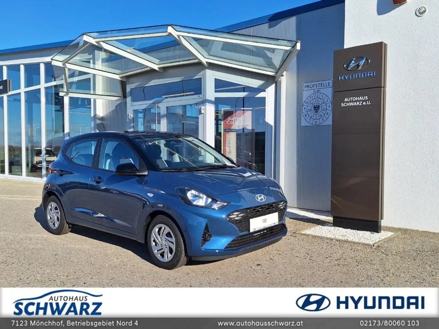 Hyundai i10 GO 1,0 MT a5bg1-OO2 Blau - 1