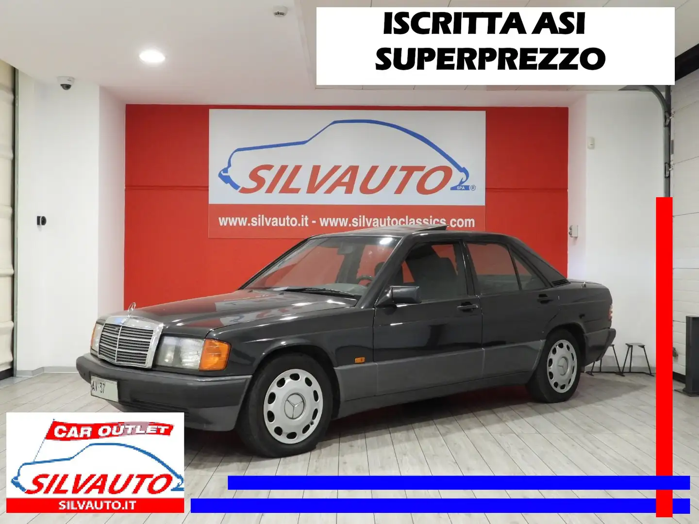 Mercedes-Benz 190 E 1.8 (1992)  ISCRITTA ASI – SUPERPREZZO Fekete - 1
