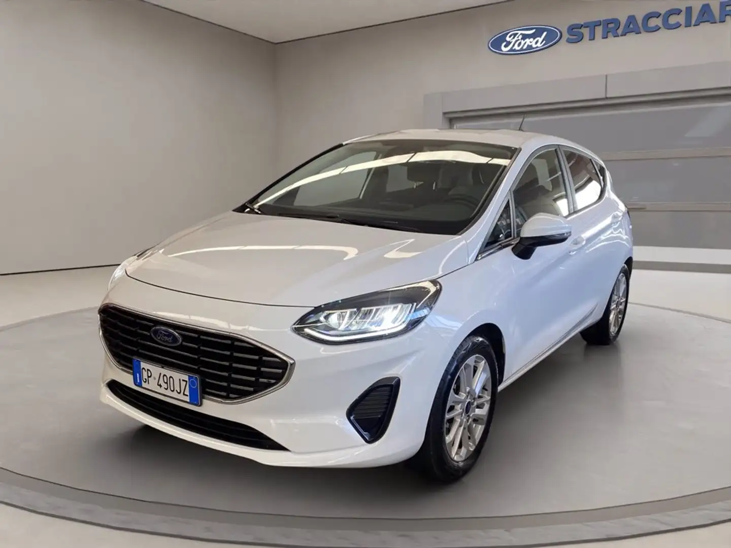 Ford Fiesta 5p 1.1 Titanium 75cv Blanc - 1