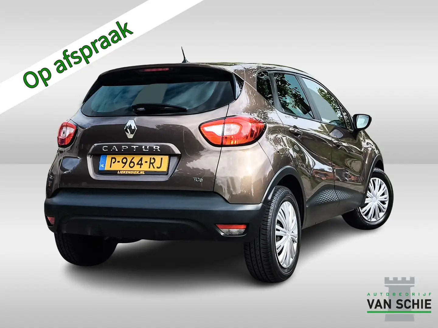 Renault Captur 0.9 TCe Expression Keurig-Onderh., BOVAG-Garnatie, Bruin - 2