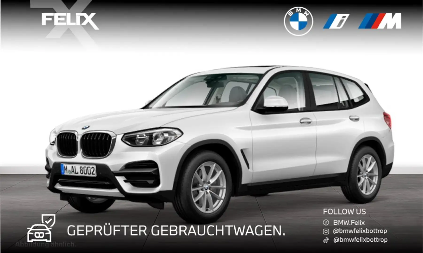 BMW X3 xDrive20d Advantage+18"ALU+ANH.KUPPLUNG+PANORAMA Blanc - 1