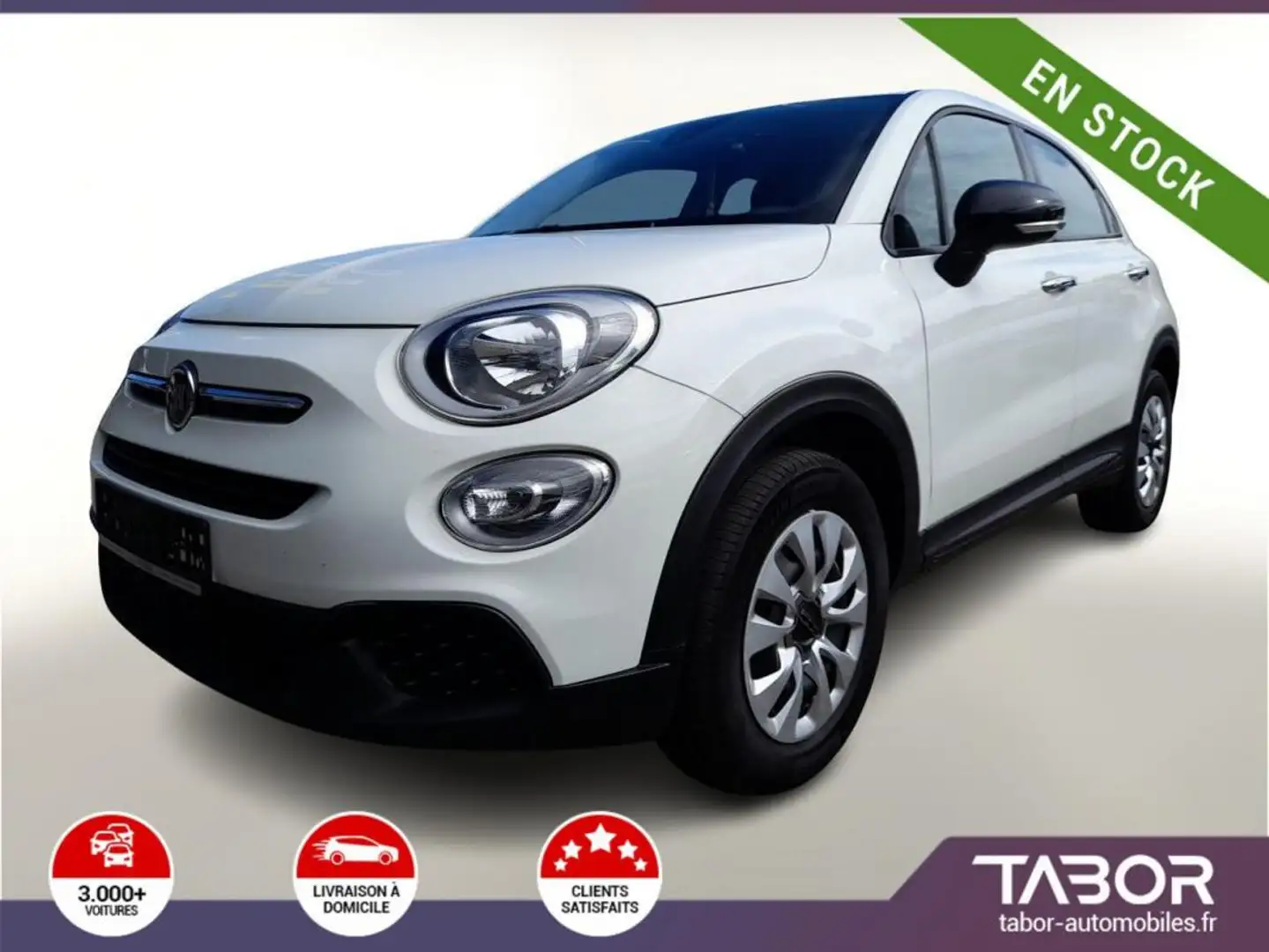 Fiat 500X 1.0 GSE 120 Cult Ucon Temp Clim BT Blanc - 1