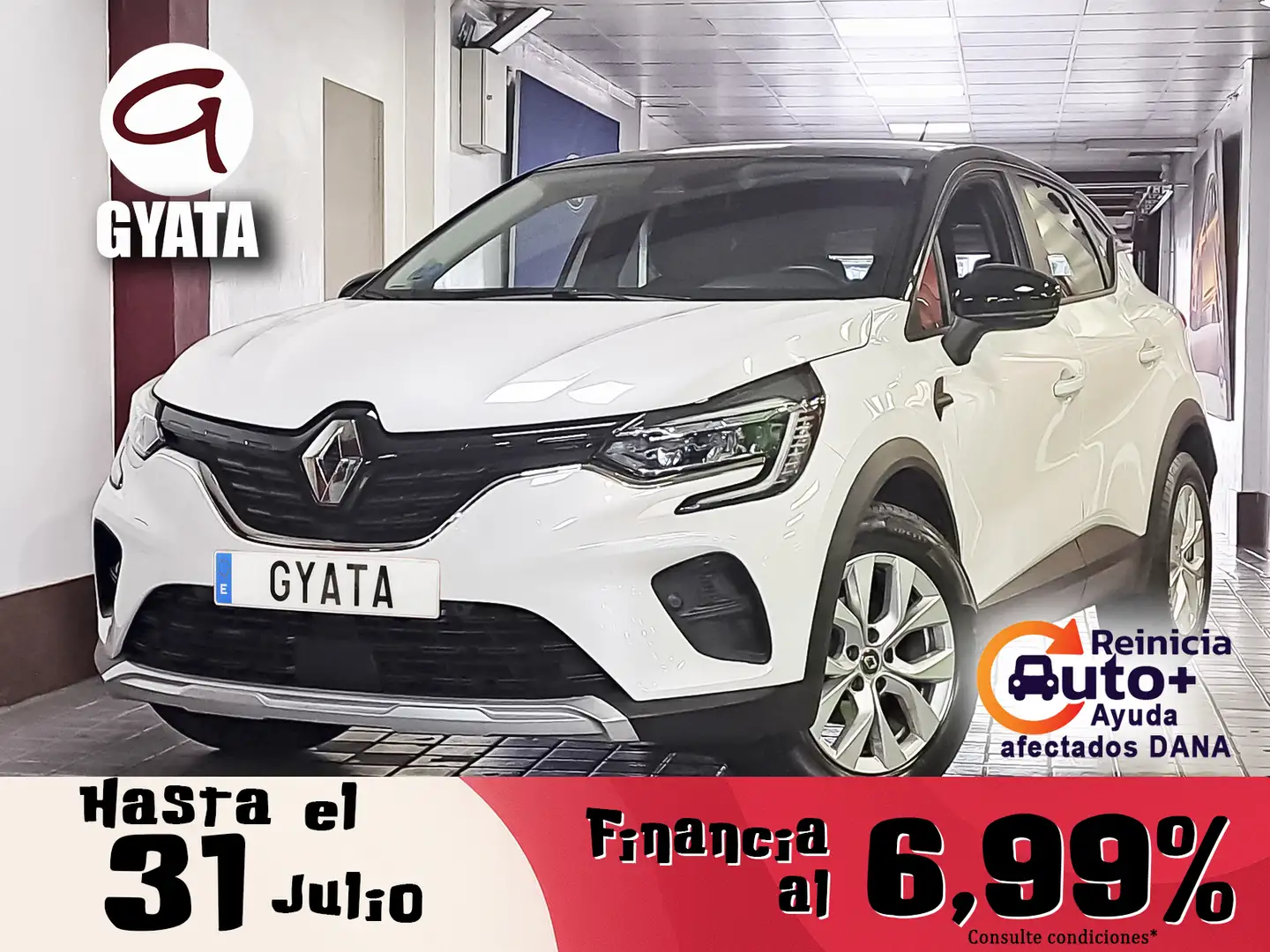 Renault Captur TCe Intens 74kW GLP Blanco - 1