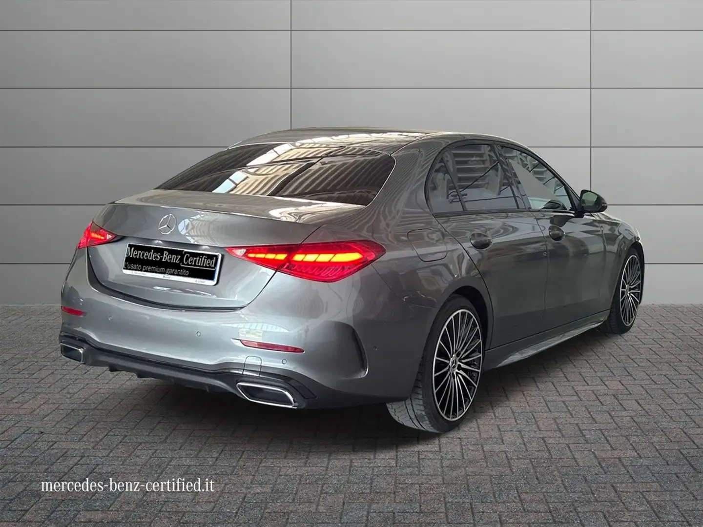 Mercedes-Benz C 300 d mhev Premium auto Grigio - 2