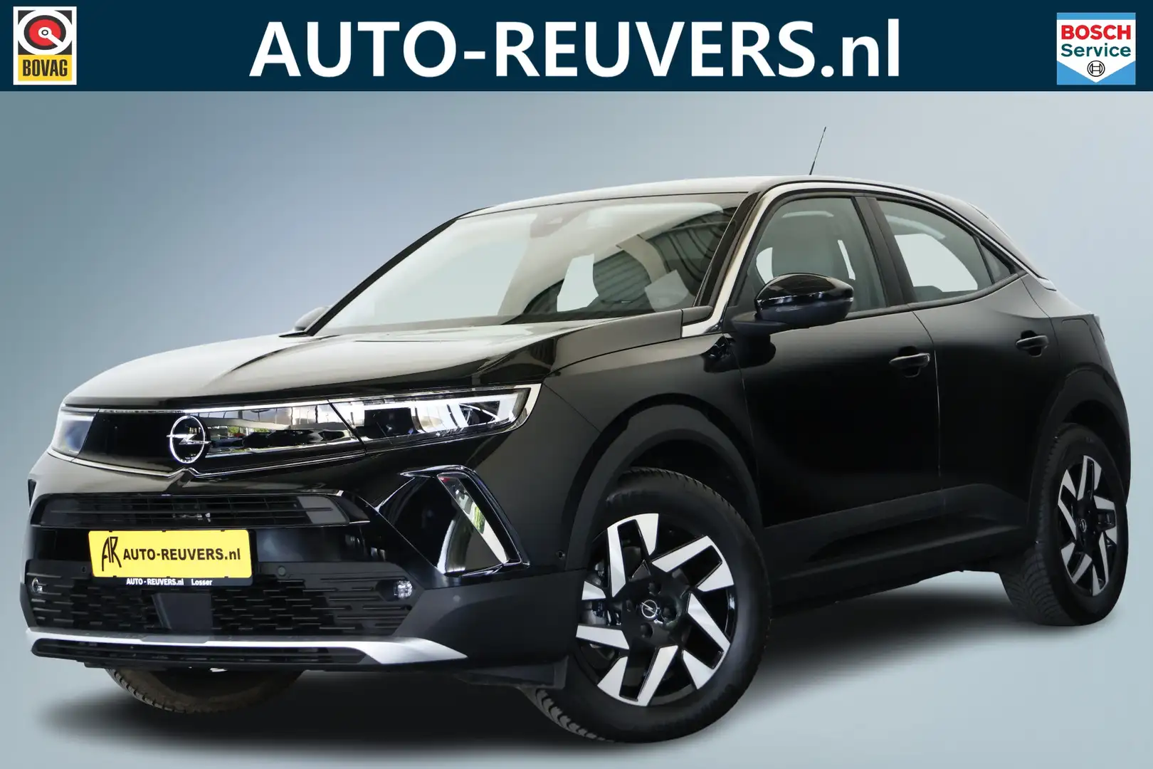 Opel Mokka-E 50-kWh 11kW bl. / LED / Navi / CarPlay / Warmtepom Zwart - 1