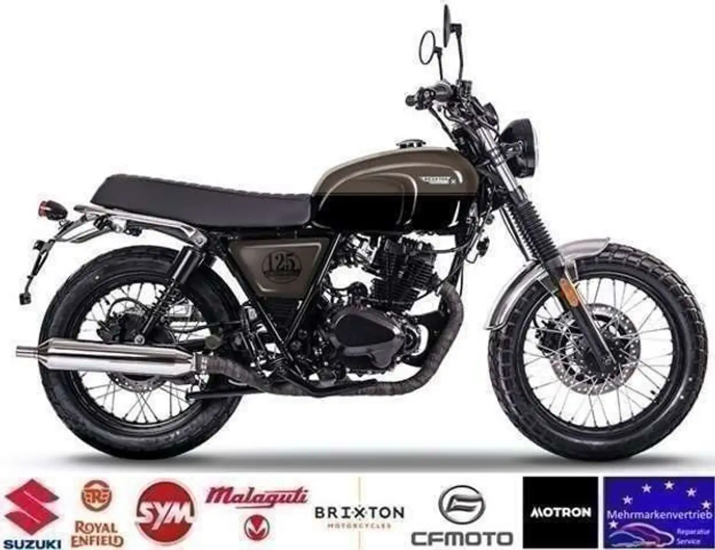 Brixton Cromwell 125 ABS *Preiswert-classisch-zeitlos-edel* Braun - 1