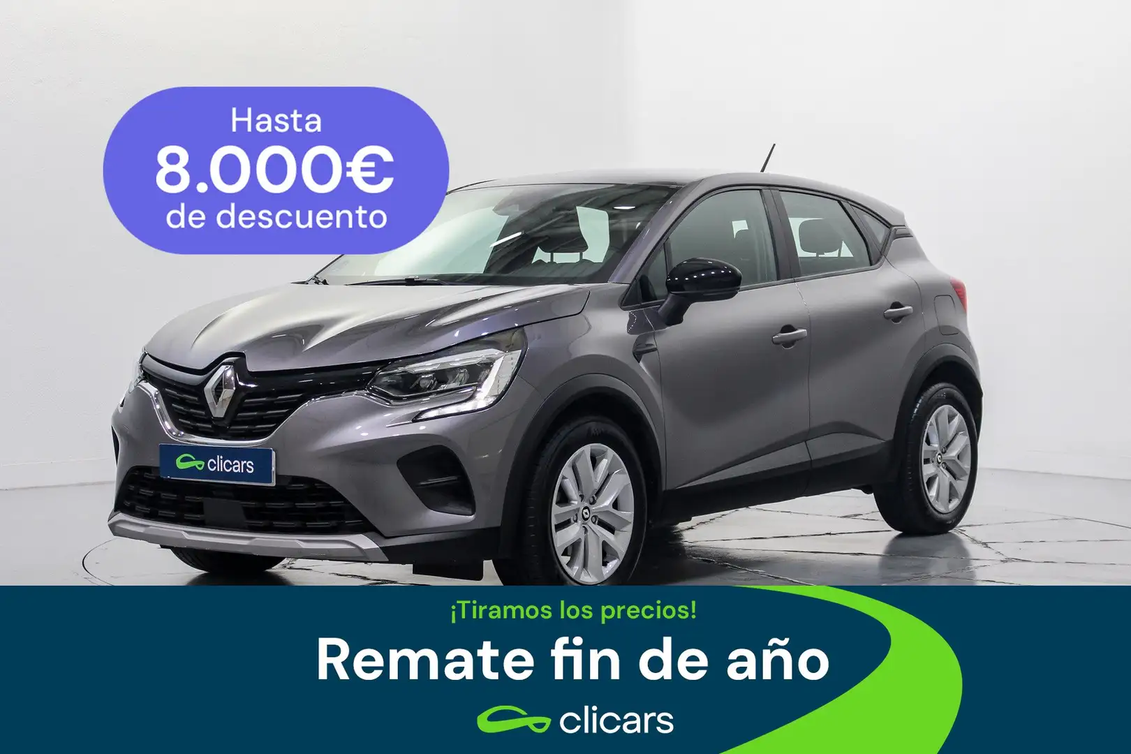 Renault Captur E-TECH Híbrido Enchufable Evolution 117kW Gris - 1