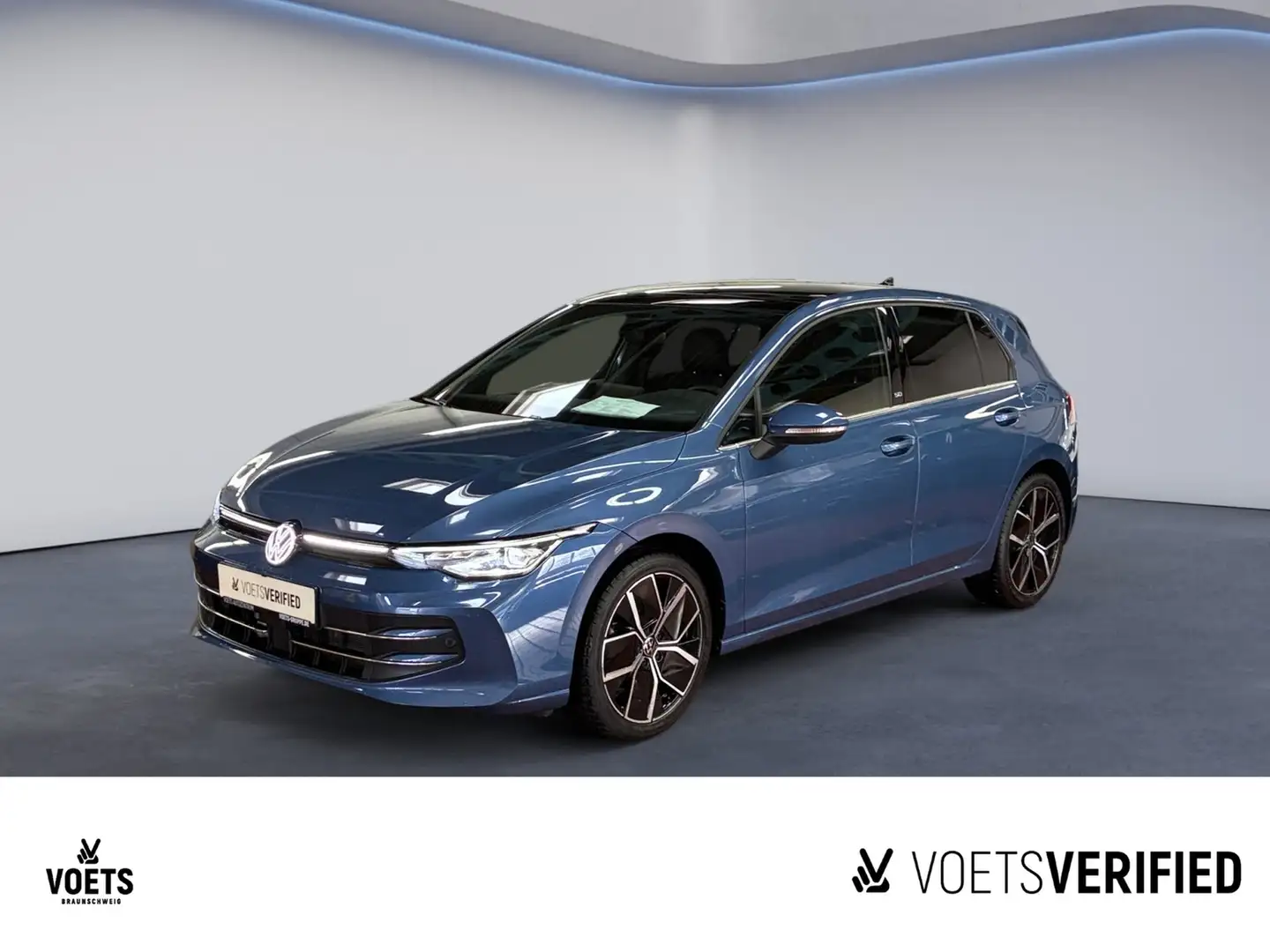 Volkswagen Golf Style 1.5 eTSI DSG NAVI+SHZ+PANO Blau - 1