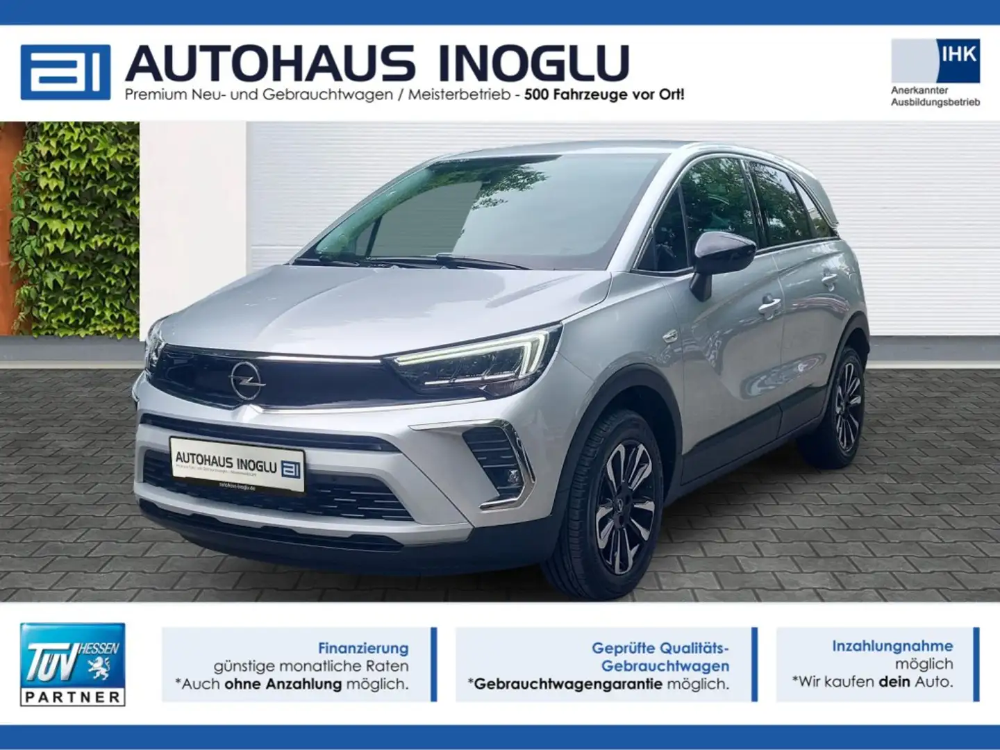 Opel Crossland 1.2 Elegance*Navi-Pro*Kamera*LED*AGR Grigio - 1