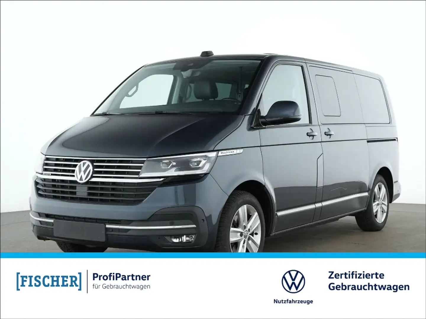 Volkswagen T6.1 Multivan 2.0TDI 4Motion DSG Highline LED STHZ Navi ACC Blau - 1