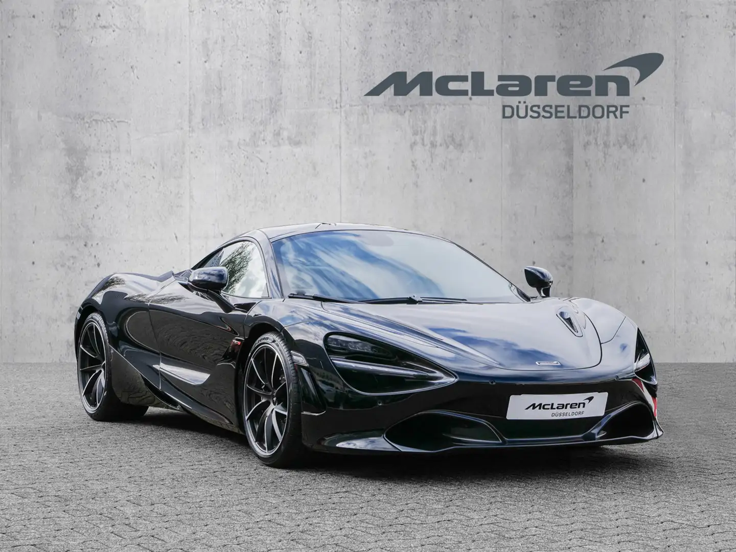 McLaren 720S Coupé Onyx Black, Door Upper Gorilla Glass Noir - 1