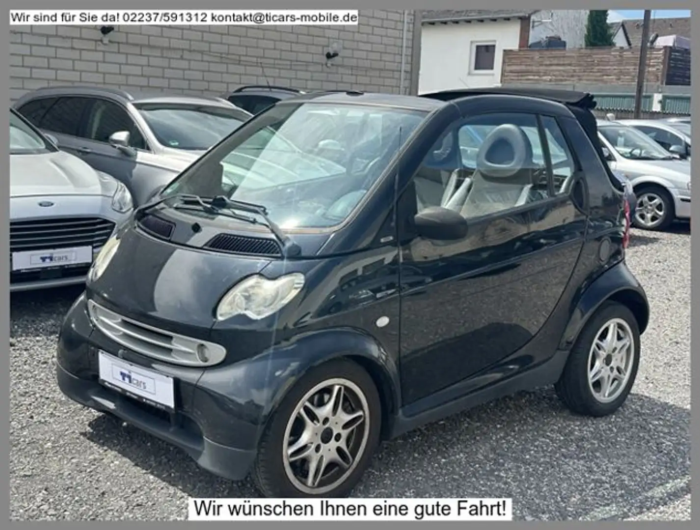 smart forTwo cabrio *Leder,Klima,SHZ,CD* Schwarz - 1