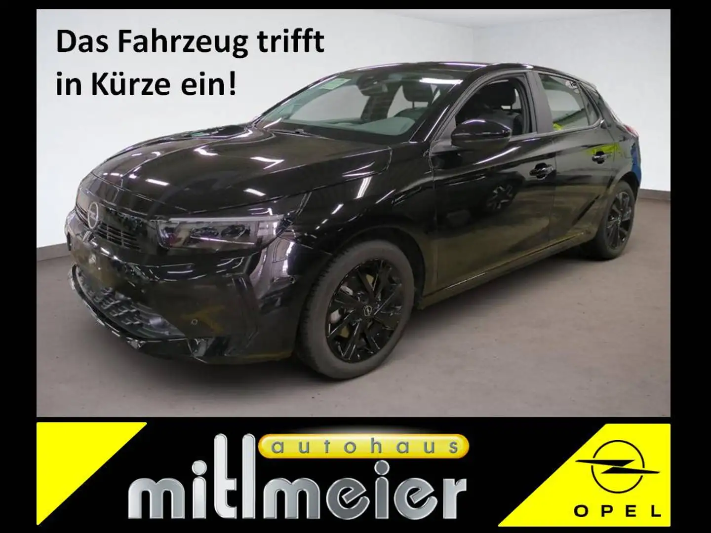 Opel Corsa F 1.2T AUTOMATIK 48V Hybrid eDCT Kam. SHZ Schwarz - 1