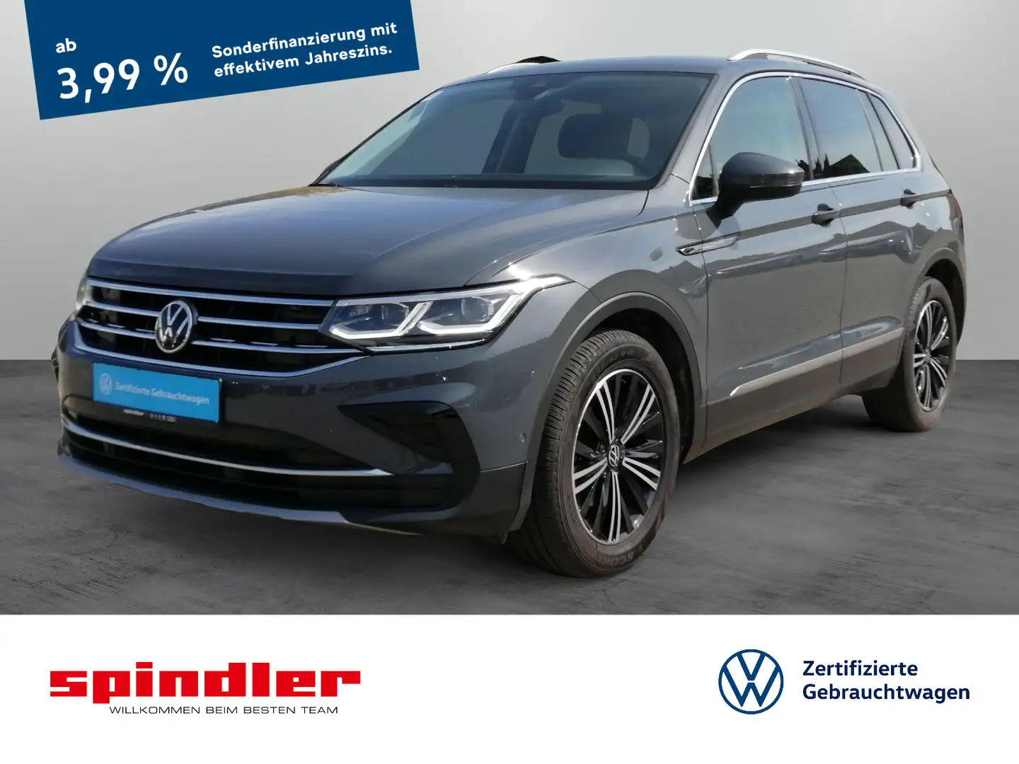 Volkswagen Tiguan Elegance 2.0 TDI DSG/Matrix, ACC, AHK,RFK Grau - 1