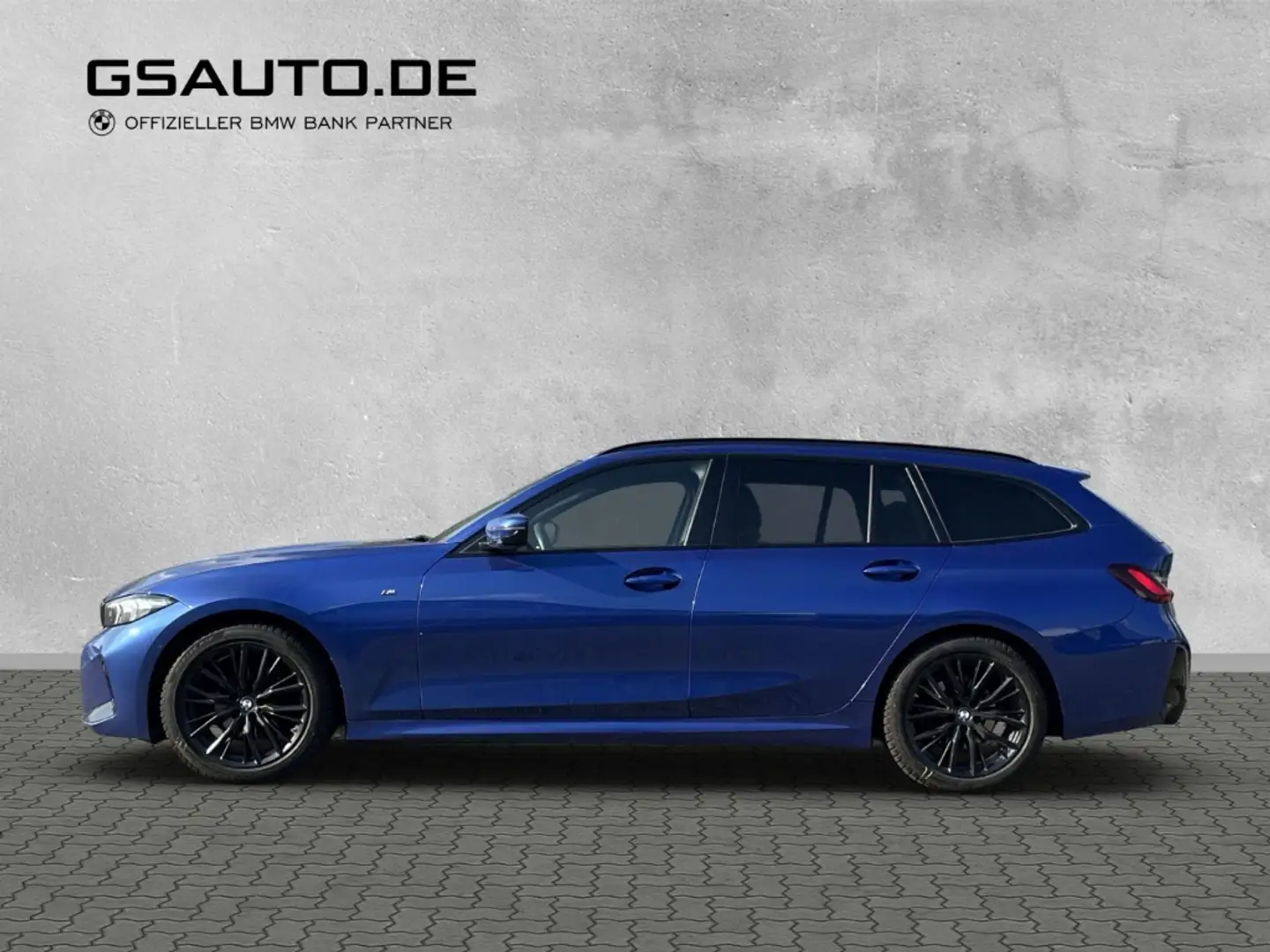 BMW 320 dxDrive T.SpAut.M-SPORT ACC Standhzg Kam 18'' Bleu - 2
