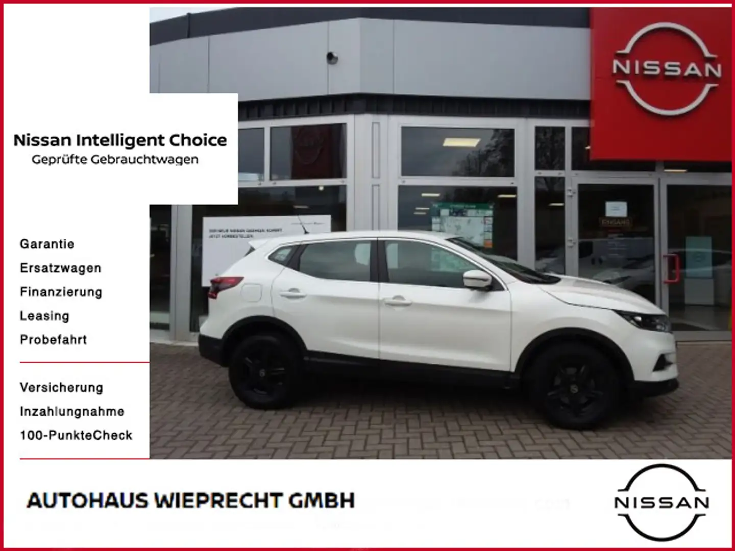 Nissan Qashqai 1.2 DIG-T Visia 4x2 Blanc - 1