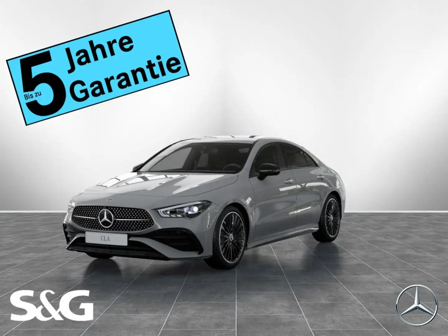 Mercedes-Benz CLA 200 Coupé AMG MBUX+360°+M-LED+AHK+Distronic Grijs - 1