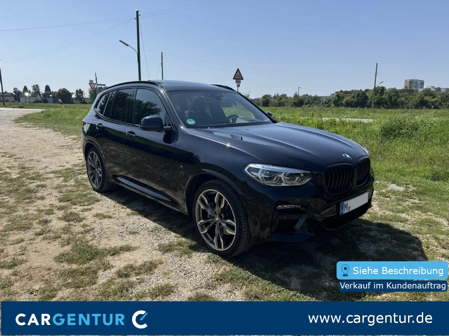 BMW X3 M 40d Inno 360° Pano S-Dach SpoSi Sport-AGA Noir - 1