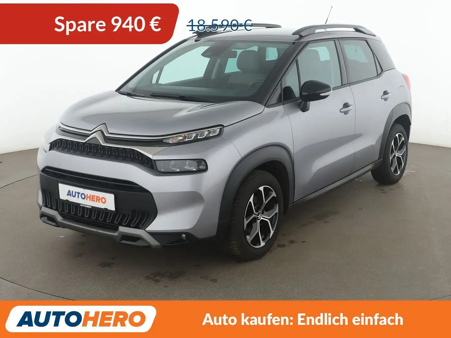 Citroen C3 Aircross 1.5 Blue-HDi Plus *PDC*TEMPO*KLIMA*ALU* Grau - 1