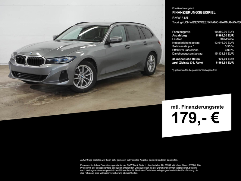 BMW 318 i Touring+LCI+WIDESCREEN+PANO+HARMAN/KARDON — photo 2