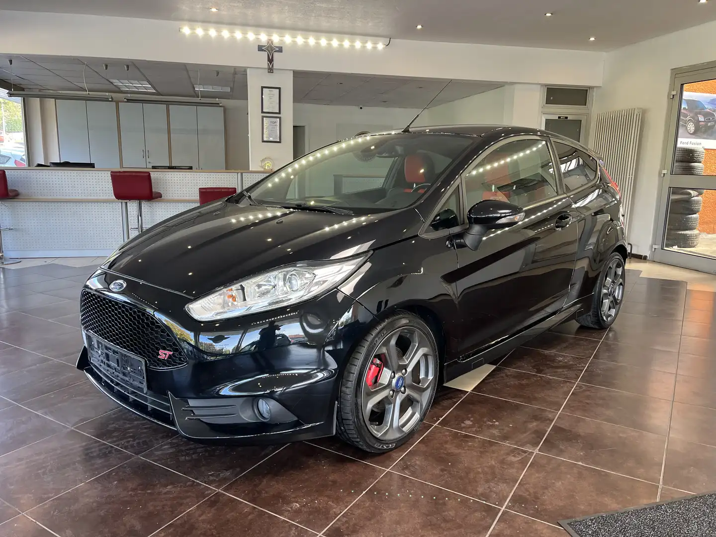 Ford Fiesta ST*TPM*RFK*SHZ*Leder*TOP GEPFLEGT*TÜV Neu Schwarz - 1