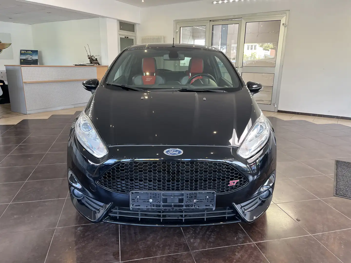 Ford Fiesta ST*TPM*RFK*SHZ*Leder*TOP GEPFLEGT*TÜV Neu Schwarz - 2