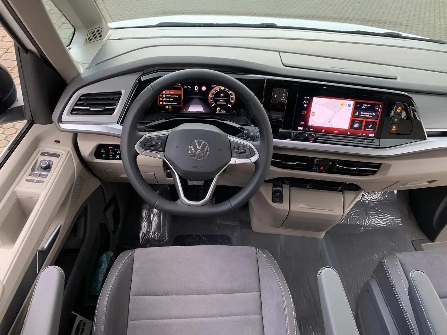 Volkswagen T7 Multivan Edition LÜ ArtVelours AHK EasyOpen Pano lang Blanc - 2