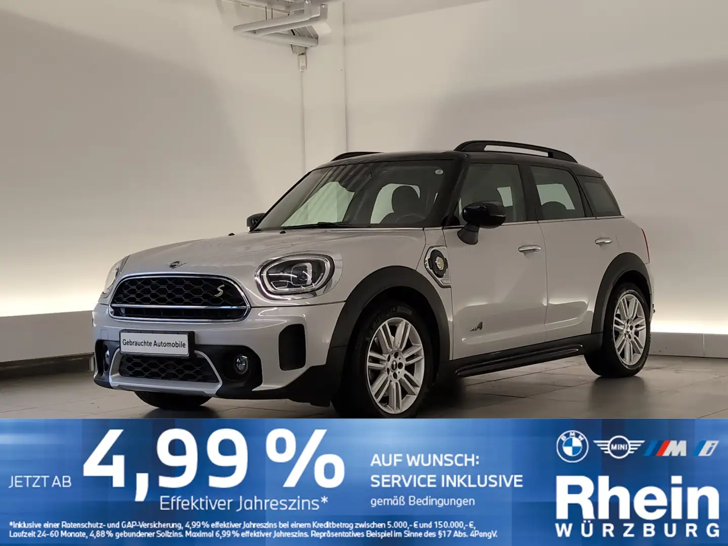 MINI Cooper SE Countryman DAB Silber - 1