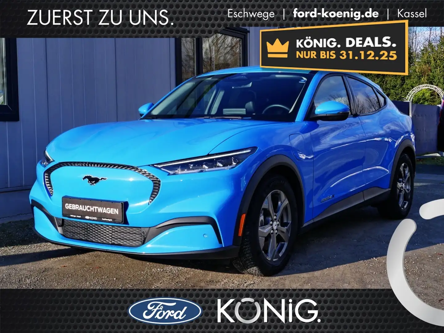Ford Mustang Mach-E 98kWh - inkl.- Wallbox-Bonus Klima Navi Blau - 1