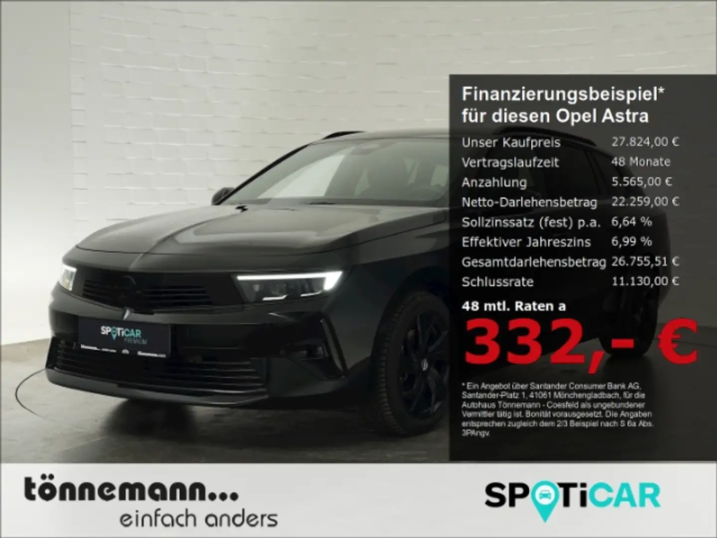 Opel Astra L ST GS CDTI AT+LED MATRIX+AHK+NAVI+360 GRAD KAMER Negro - 1