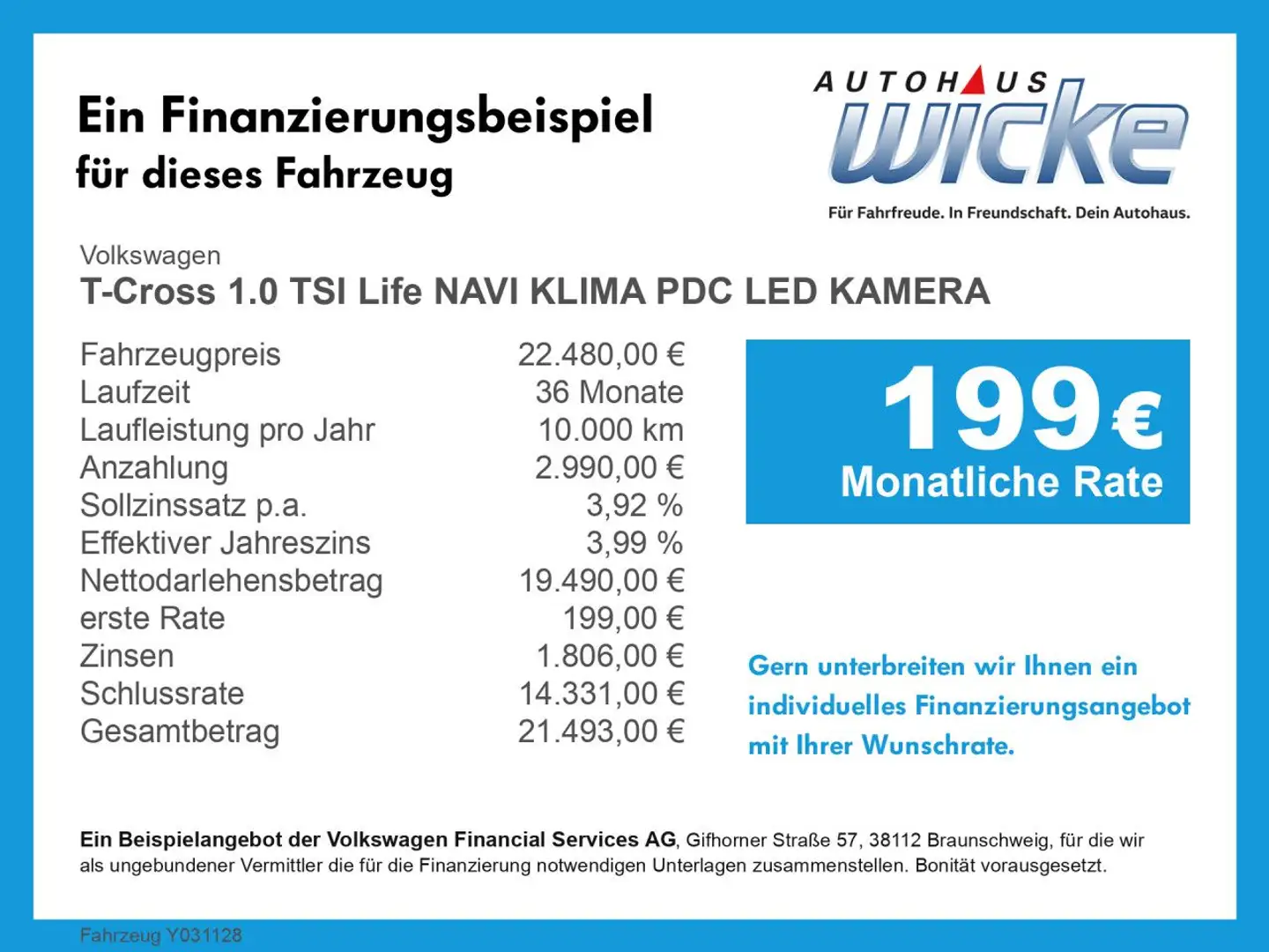 Volkswagen T-Cross 1.0 TSI Life NAVI KLIMA PDC LED KAMERA Silber - 2
