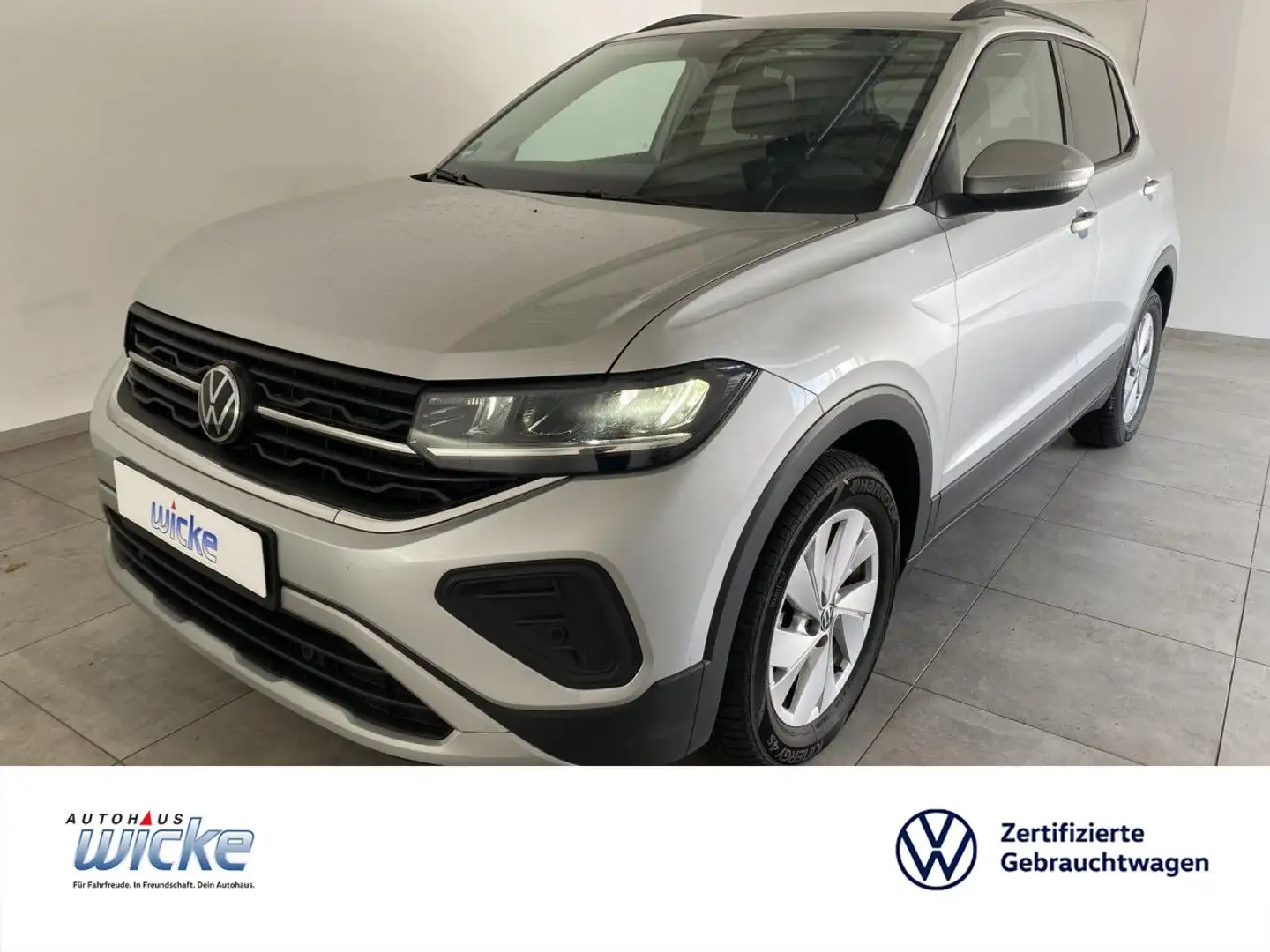 Volkswagen T-Cross 1.0 TSI Life NAVI KLIMA PDC LED KAMERA Zilver - 1