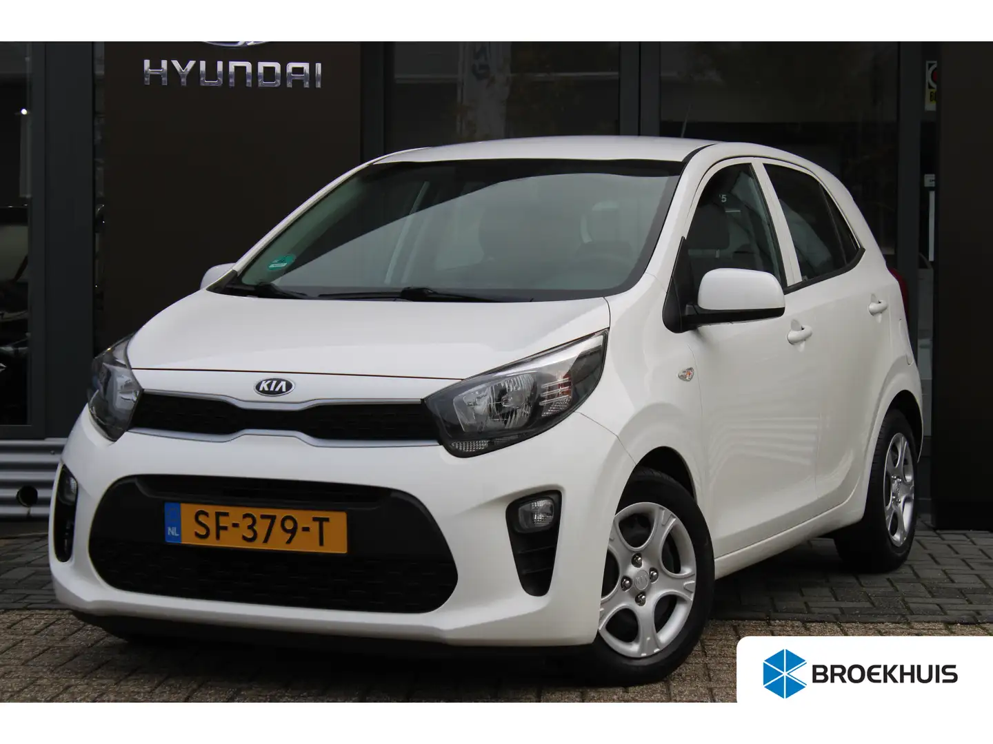 Kia Picanto 1.0 CVVT EconomyPlusLine | Airco | Bluetooth-Telef Blanc - 1