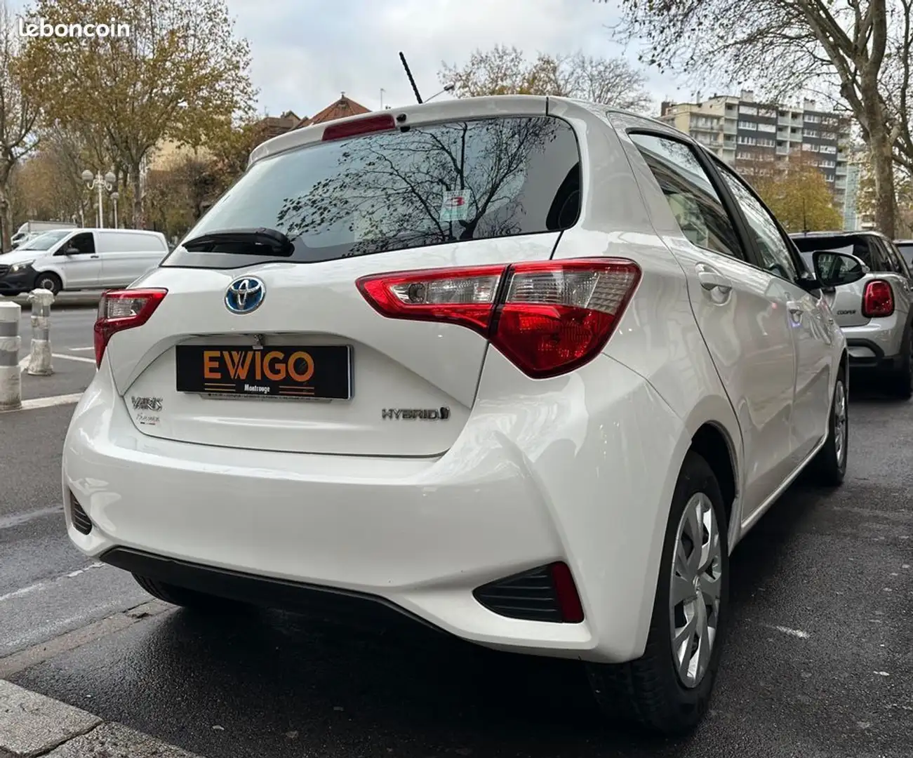 Toyota Yaris 1.5 vvti 100h 75 hybrid full-hybrid business bva Blanc - 2