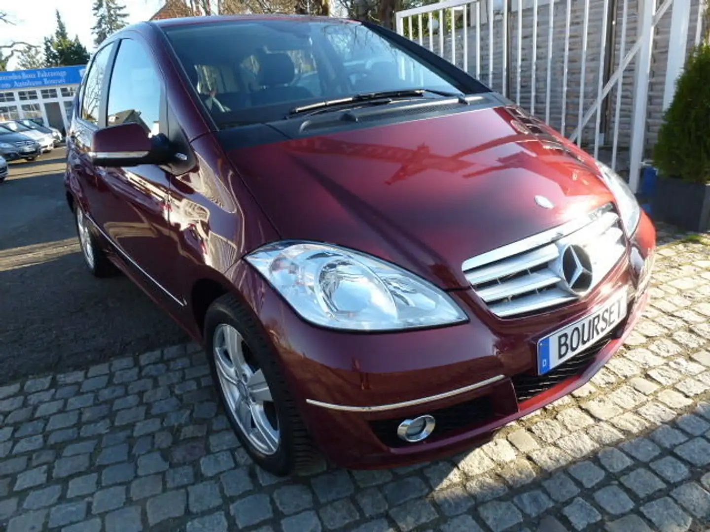 Mercedes-Benz A 160 AVANTGARDE erst.31000 KM-Klimaanlage-Alu Červená - 2