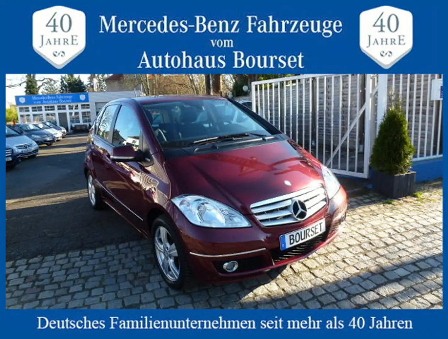 Mercedes-Benz A 160 AVANTGARDE erst.31000 KM-Klimaanlage-Alu Rot - 1