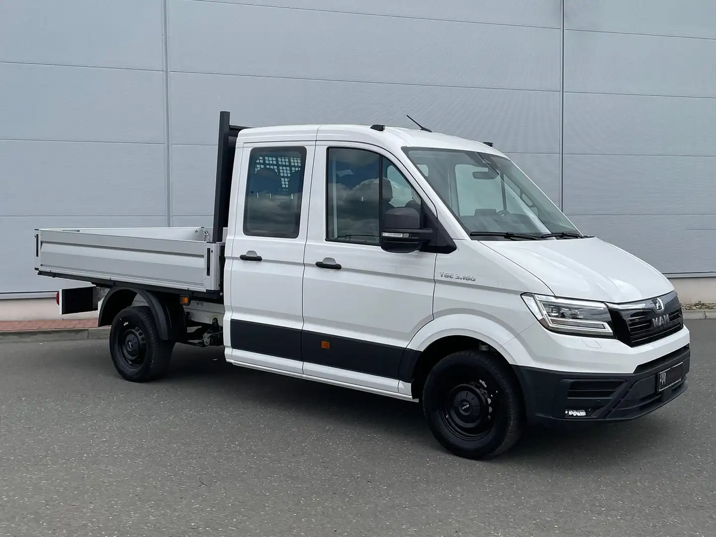 MAN TGE 3.160 Pritsche DOKA MR HECK AHK 3.5t ACC NAV Weiß - 2