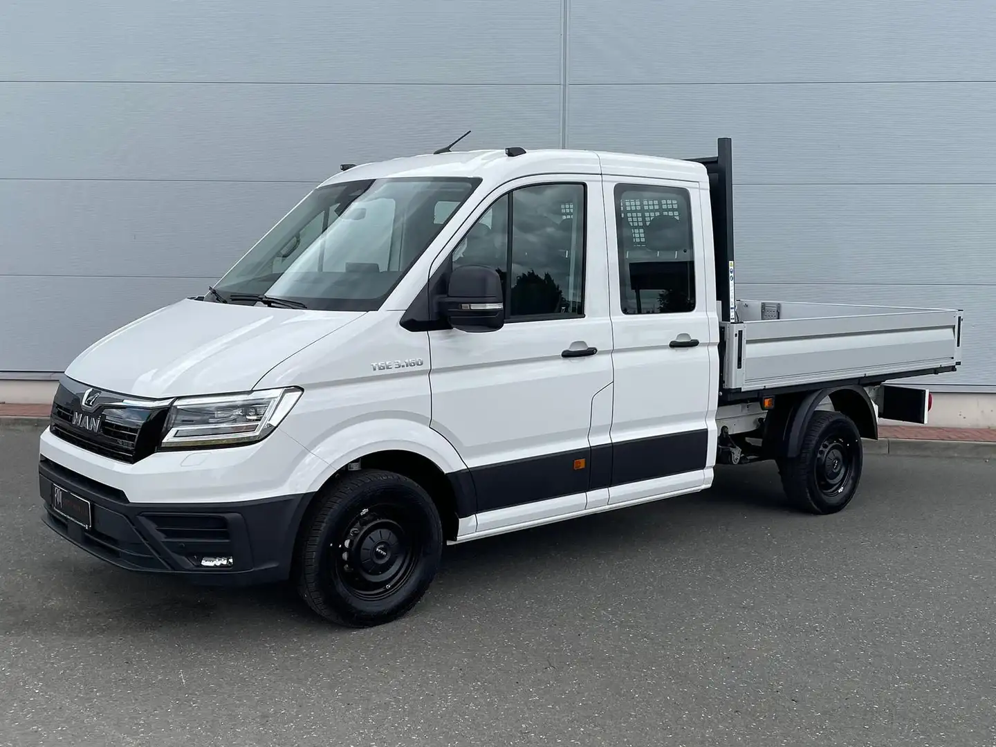 MAN TGE 3.160 Pritsche DOKA MR HECK AHK 3.5t ACC NAV Weiß - 1